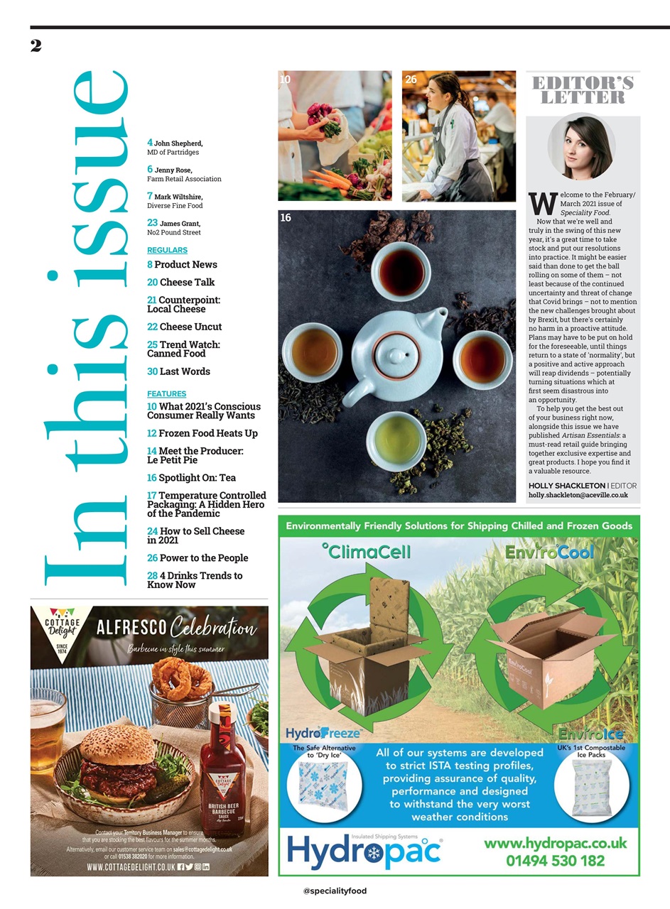 Speciality Food Preview Pages