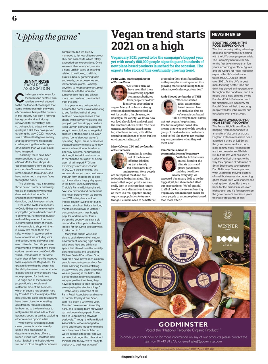 Speciality Food Preview Pages