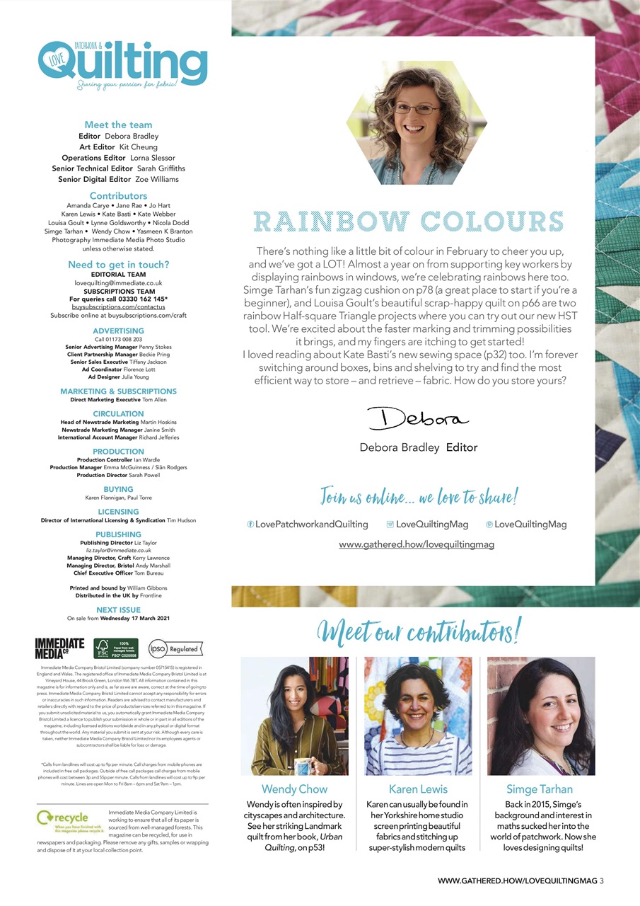 Love Patchwork & Quilting Preview Pages