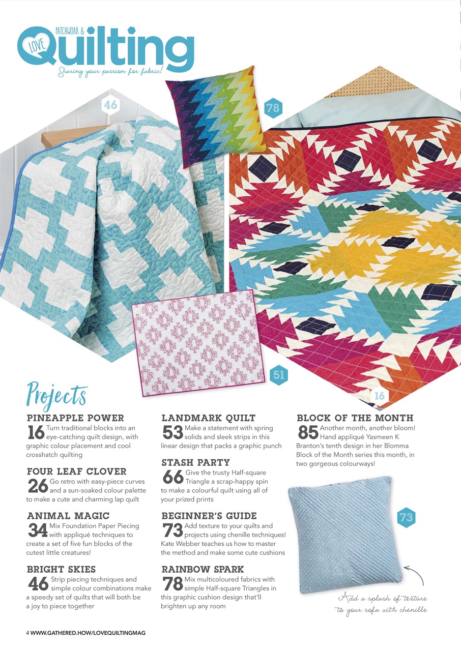 Love Patchwork & Quilting Preview Pages