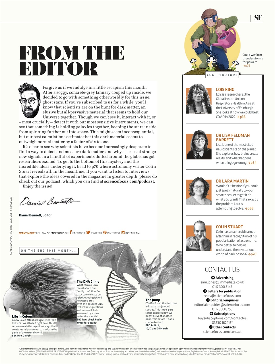 BBC Science Focus Magazine Preview Pages