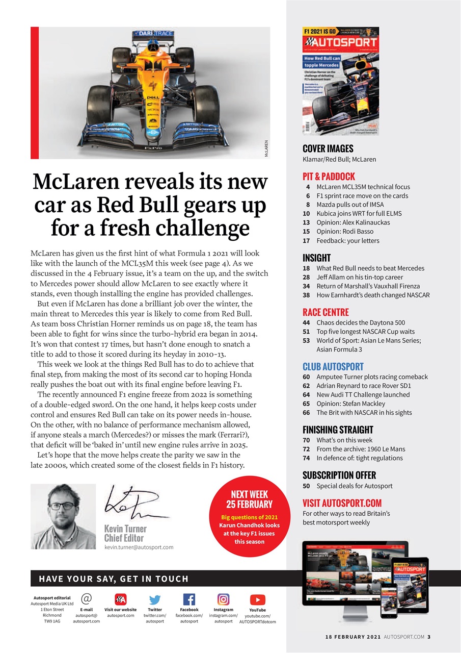 Autosport Preview Pages