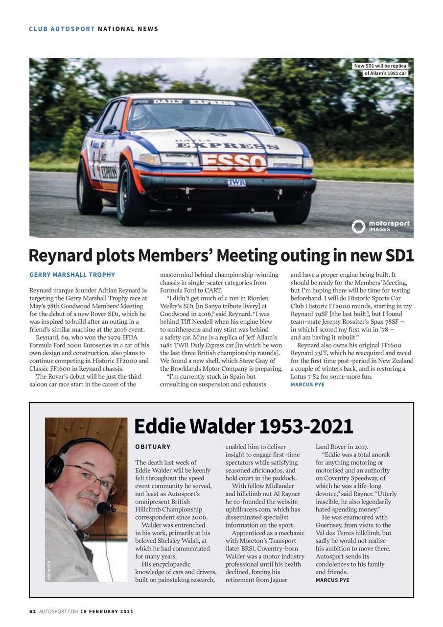 Autosport Preview Pages