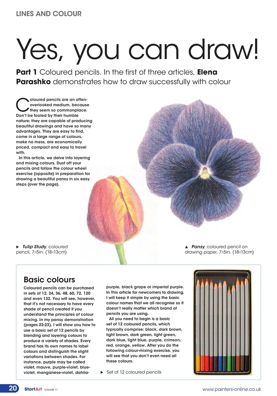 Start Art Preview Pages