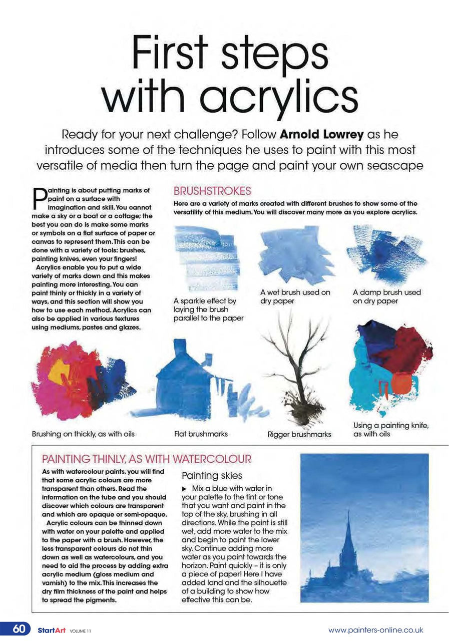 Start Art Preview Pages