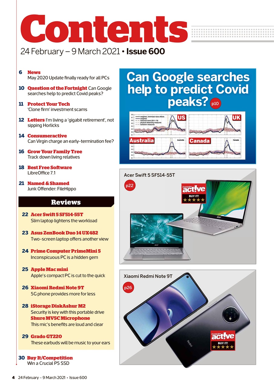 Computer Active Preview Pages