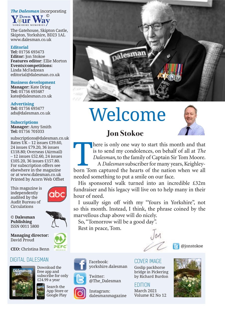 The Yorkshire Dalesman Preview Pages