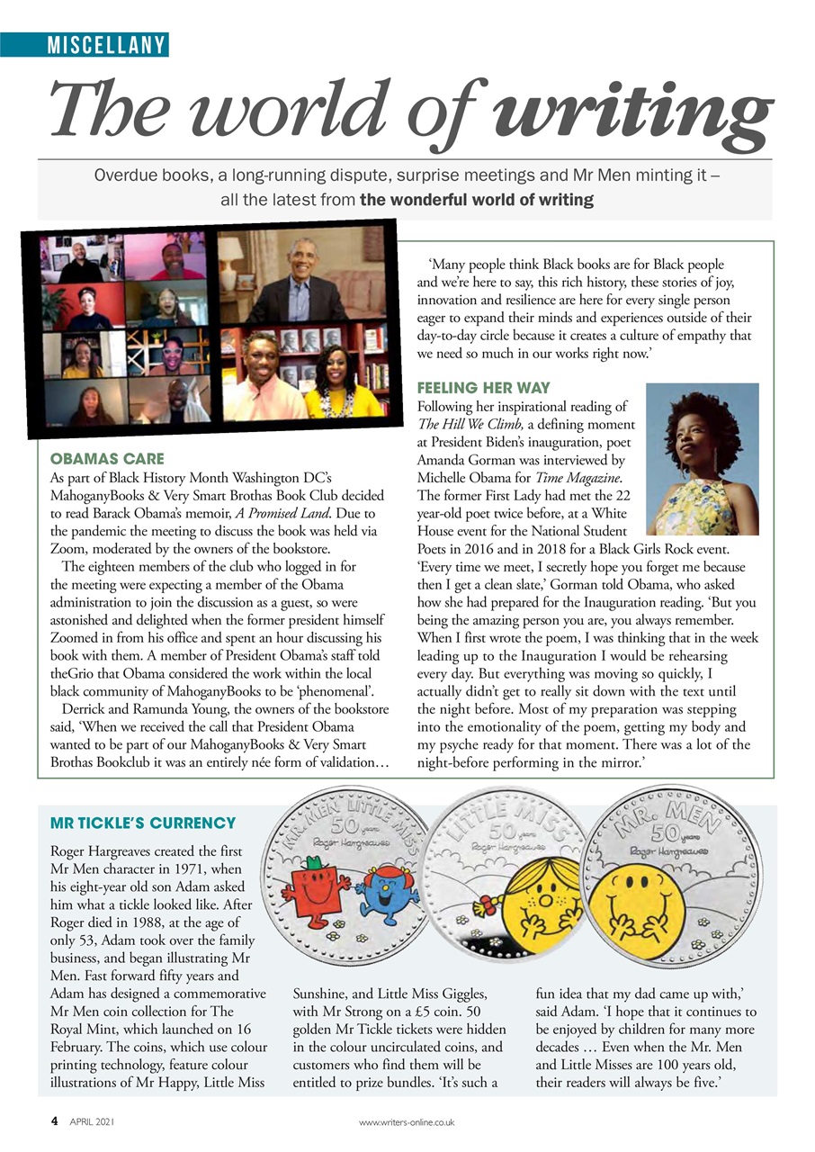 Writing Magazine Preview Pages