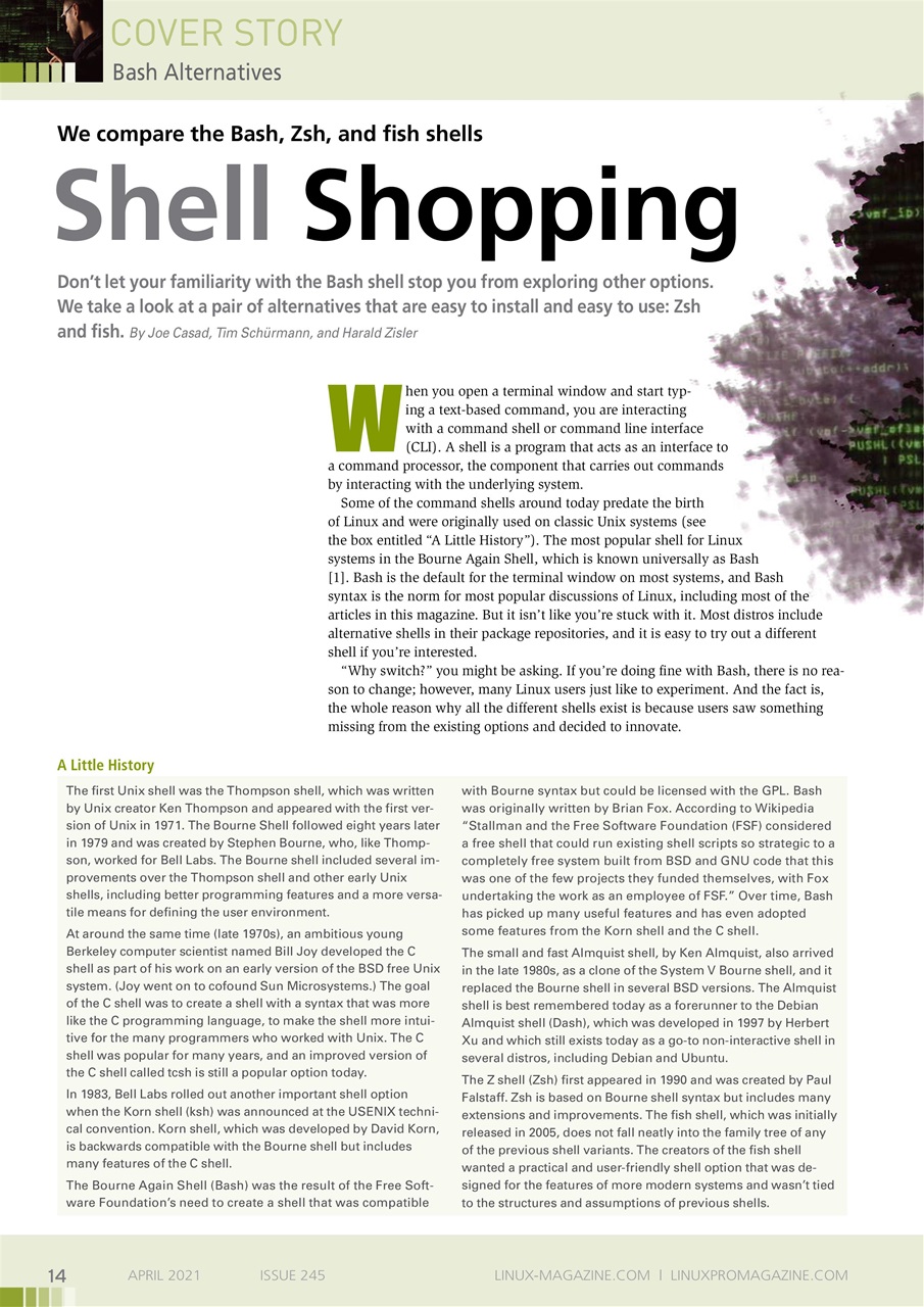 Linux Magazine Preview Pages