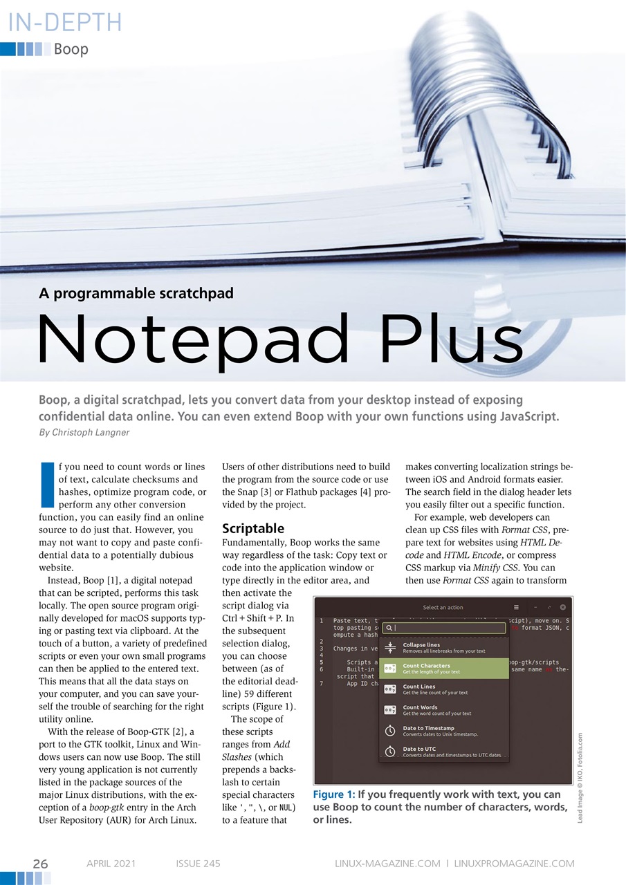 Linux Magazine Preview Pages