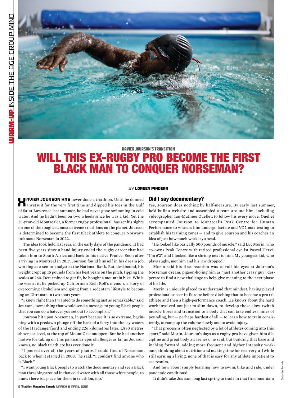 Triathlon Magazine Canada Preview Pages