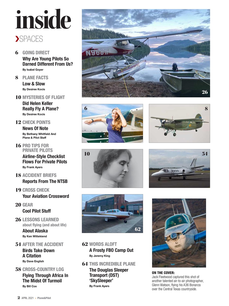 Plane & Pilot Preview Pages