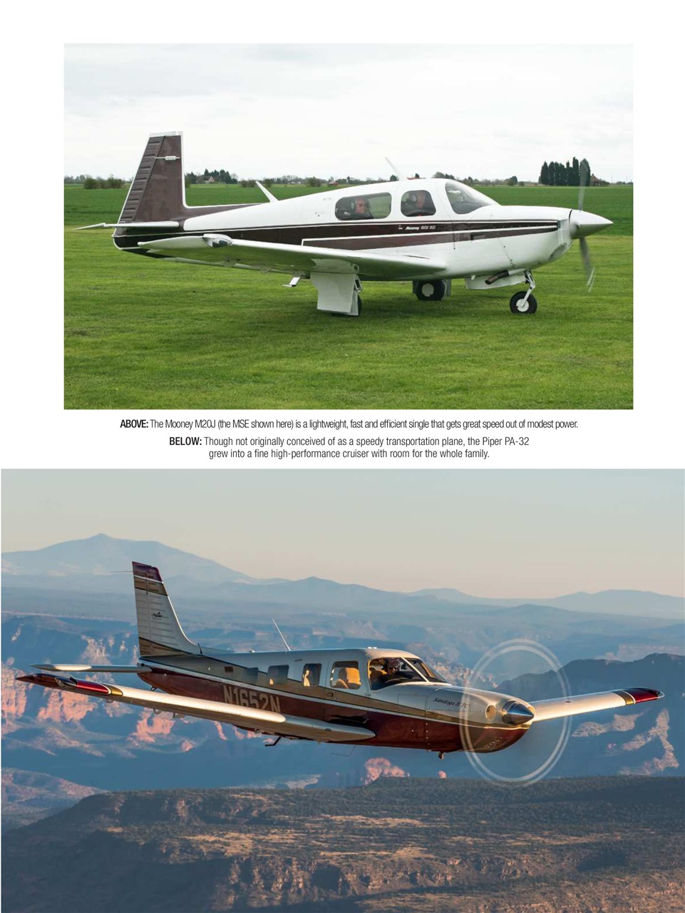 Plane & Pilot Preview Pages