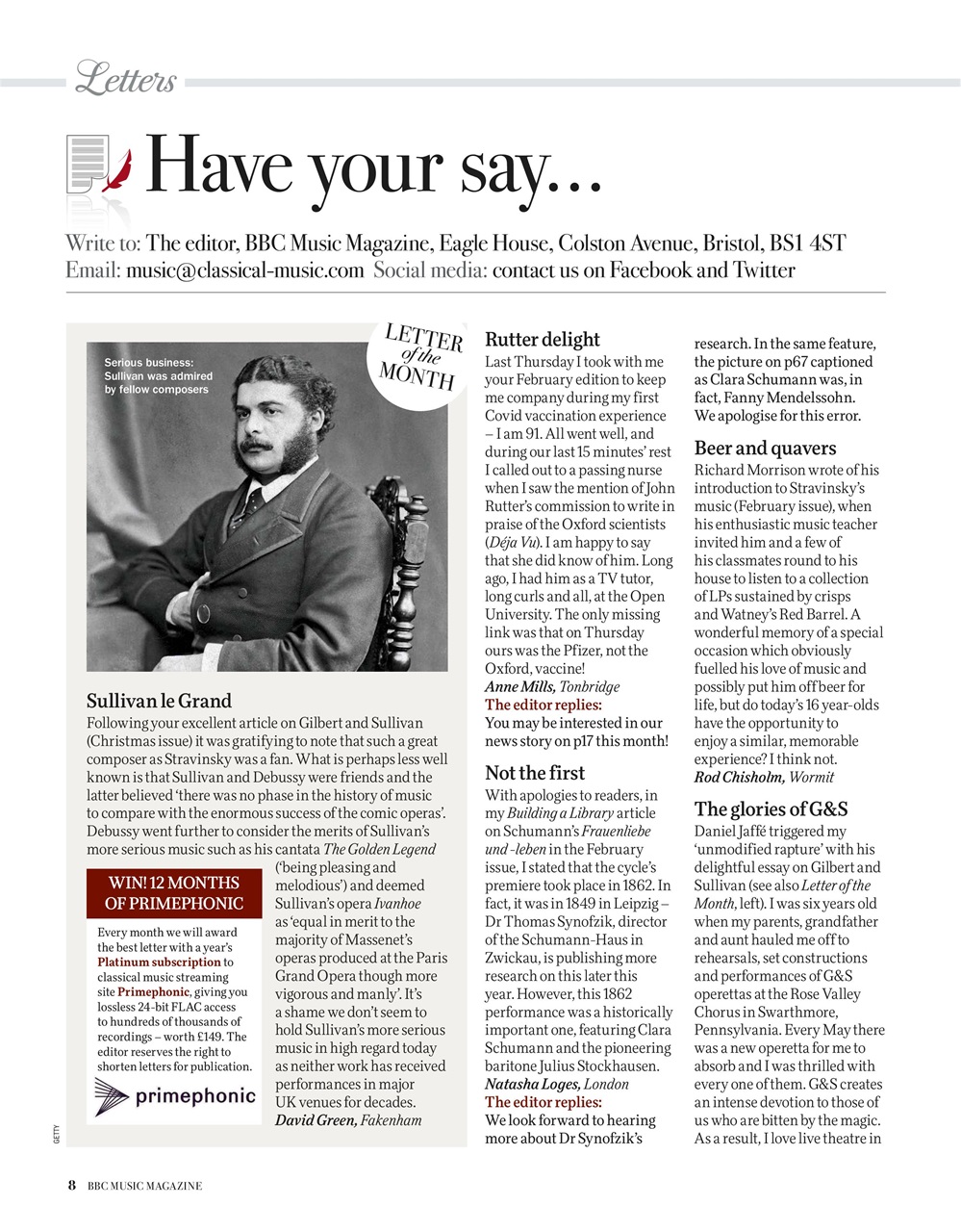BBC Music Magazine Preview Pages