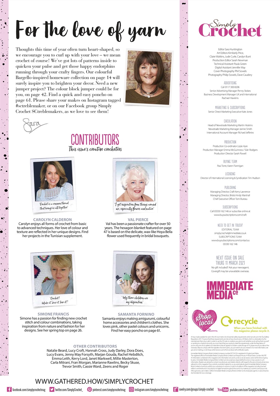 Simply Crochet Preview Pages