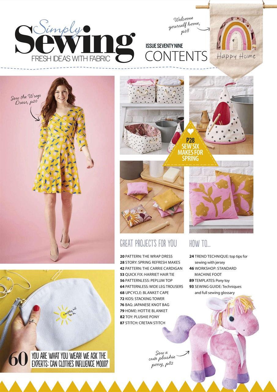 Simply Sewing Preview Pages