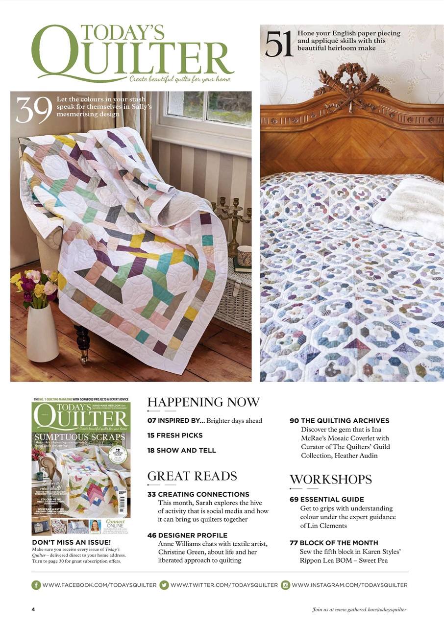 Today’s Quilter Preview Pages