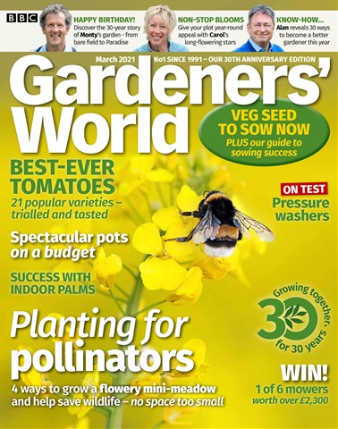 BBC Gardeners’ World Magazine issue March 2021