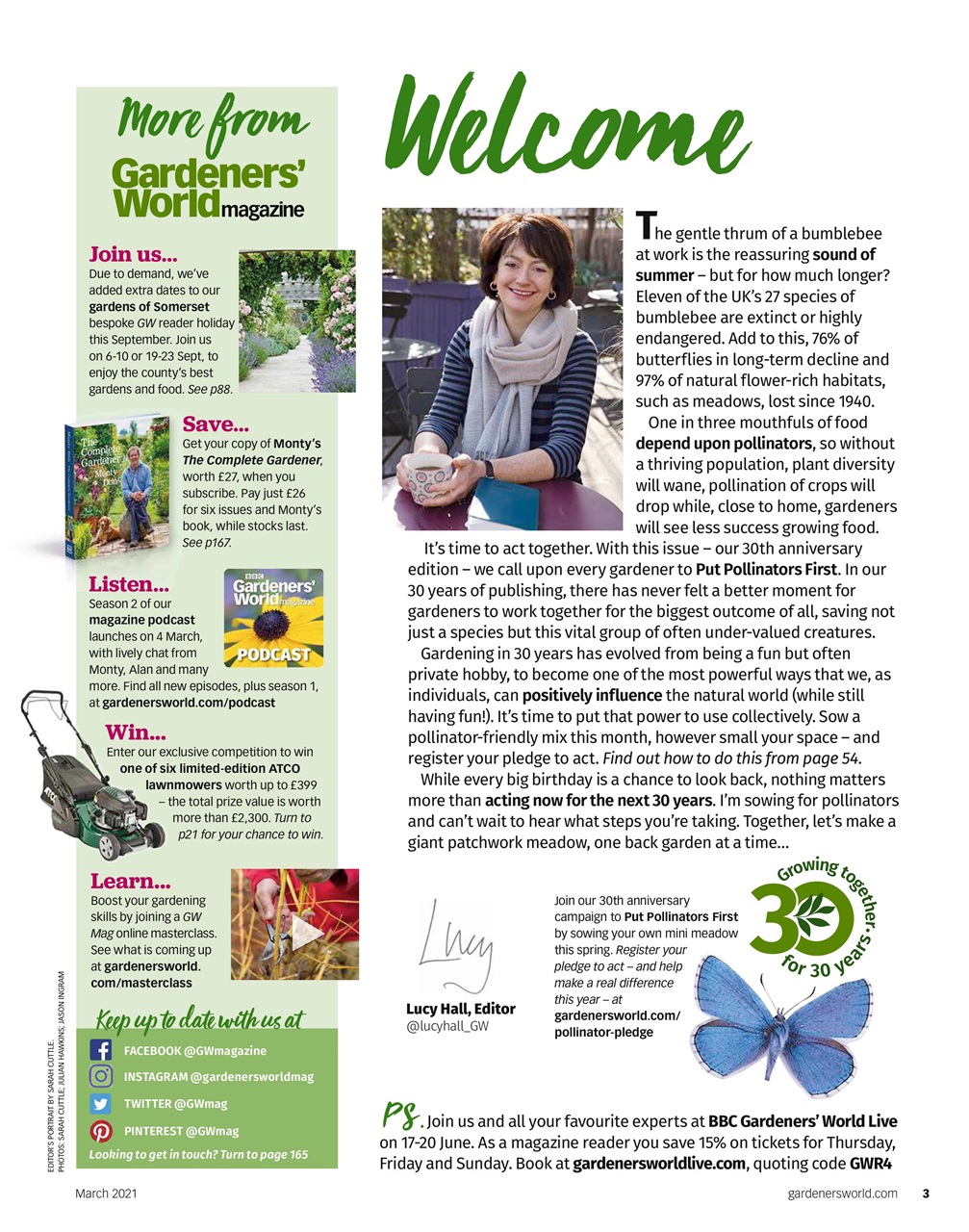 BBC Gardeners’ World Magazine Preview Pages