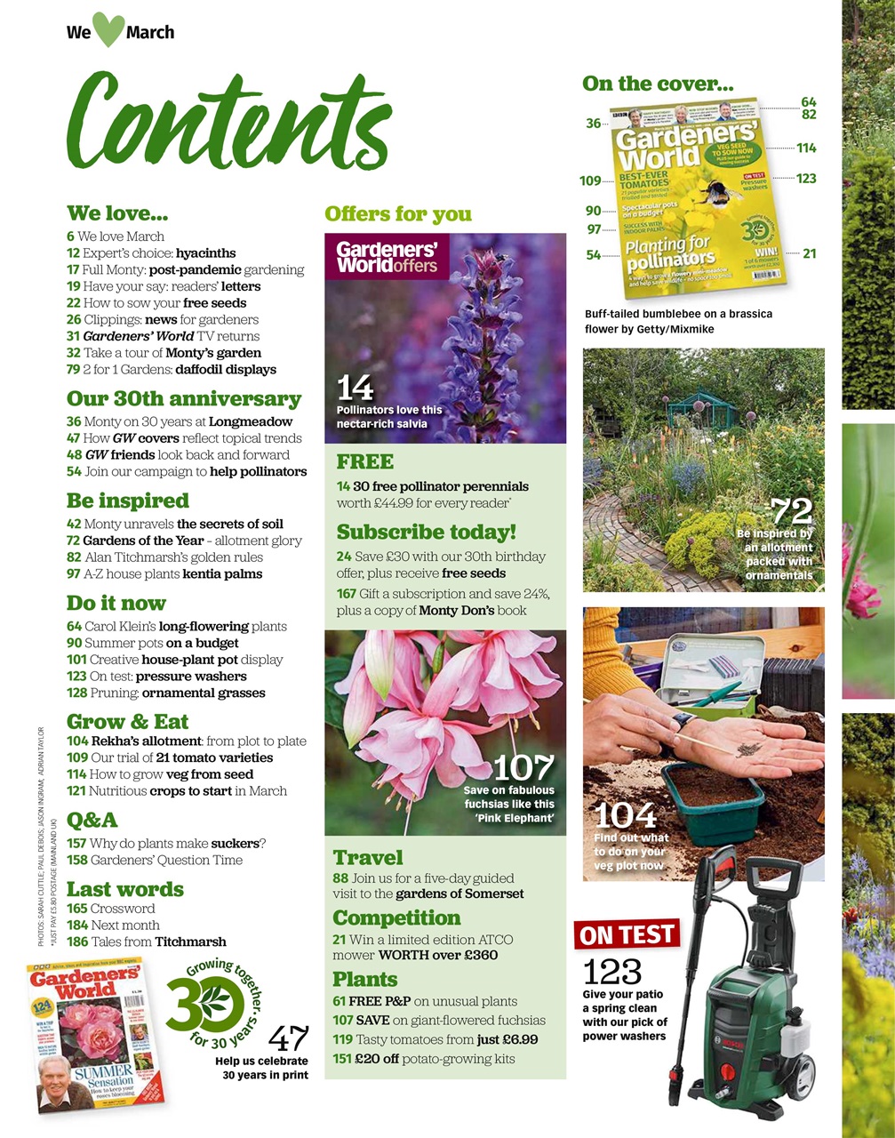 BBC Gardeners’ World Magazine Preview Pages