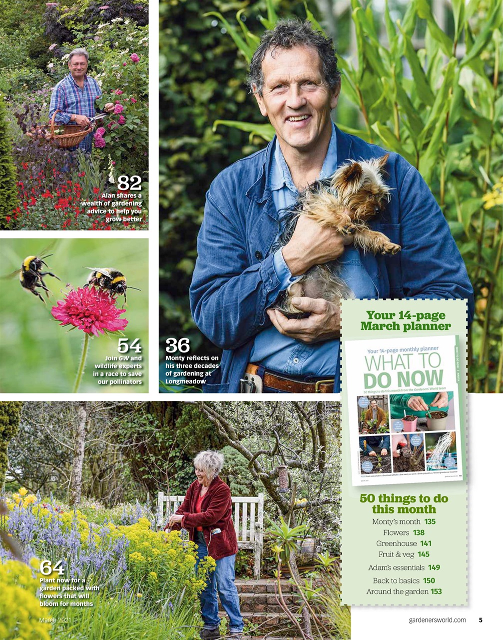 BBC Gardeners’ World Magazine Preview Pages