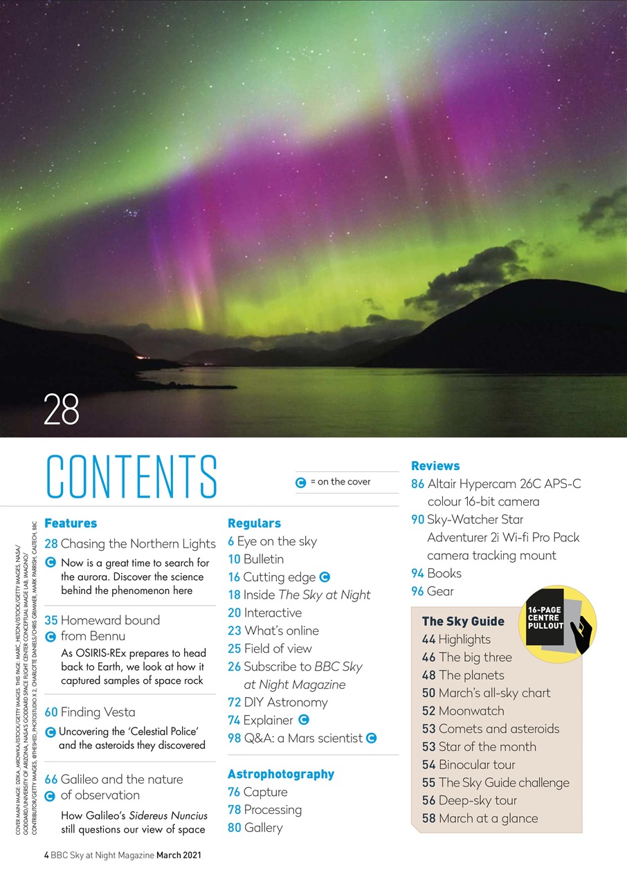 BBC Sky at Night Magazine Preview Pages