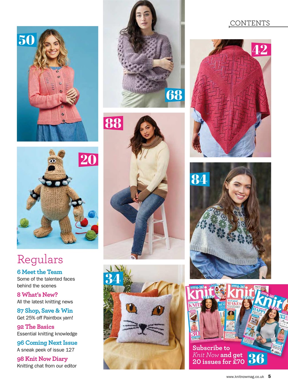 Knit Now Preview Pages