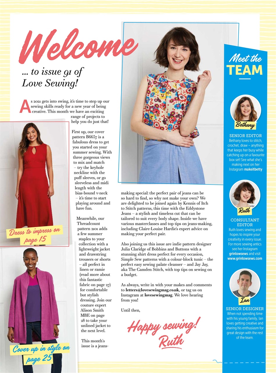 Love Sewing Preview Pages