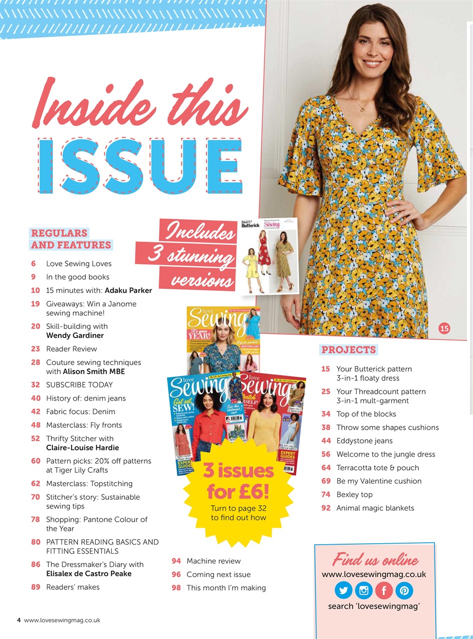 Love Sewing Preview Pages