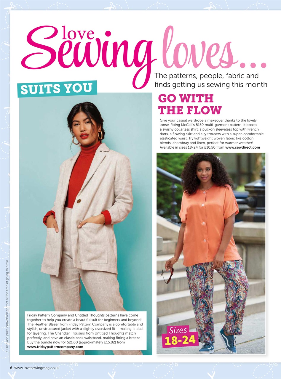 Love Sewing Preview Pages