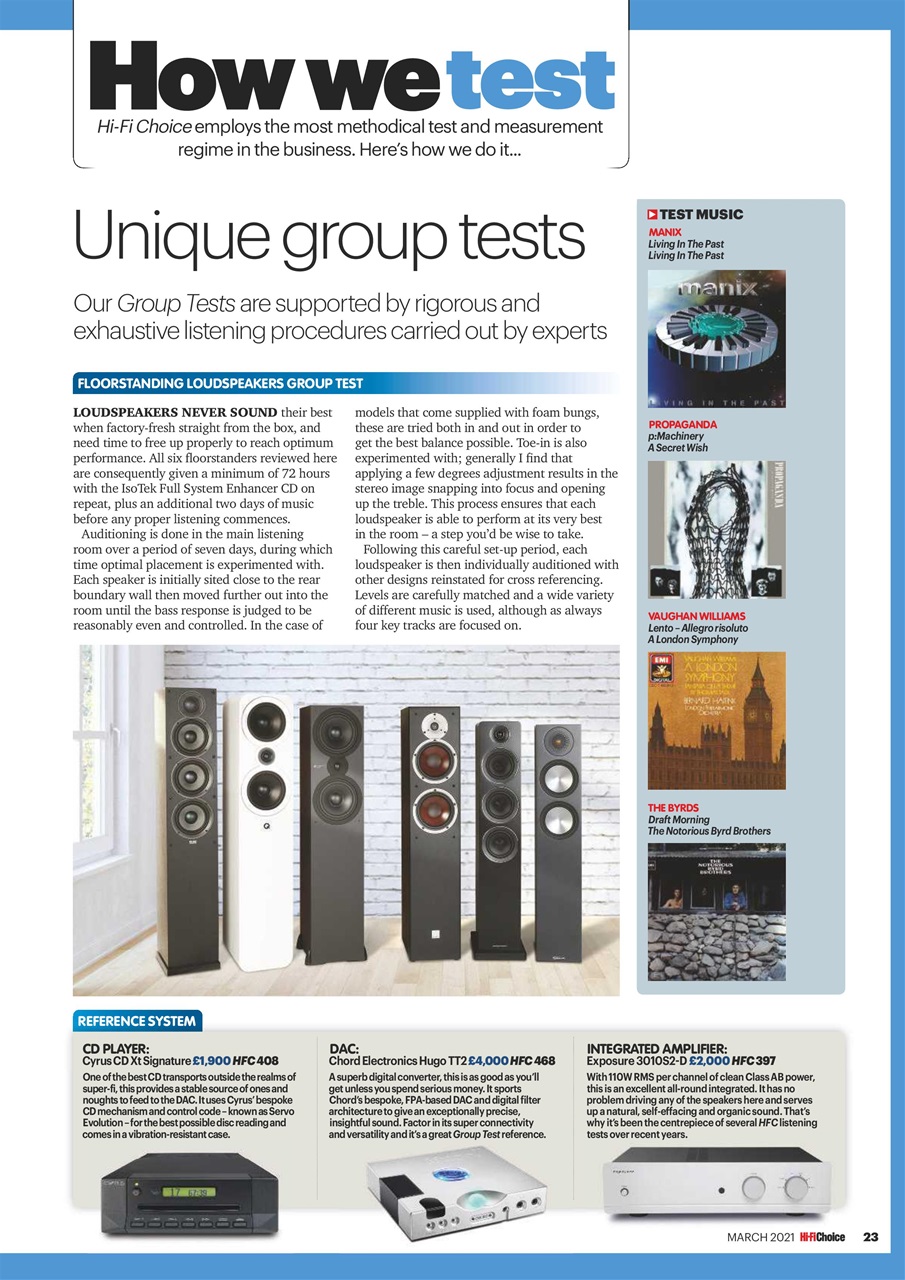 Hi-Fi Choice Preview Pages