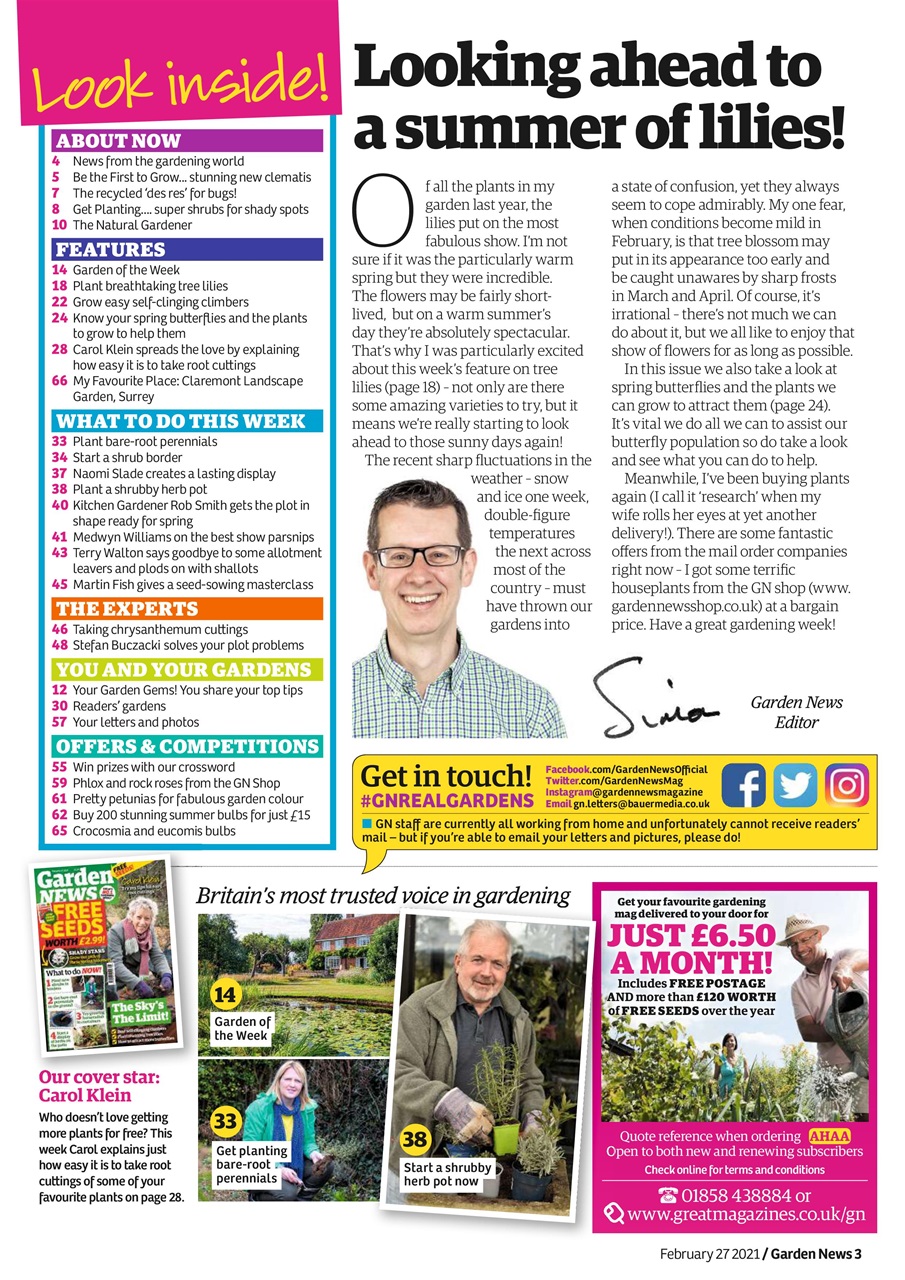 Garden News Preview Pages
