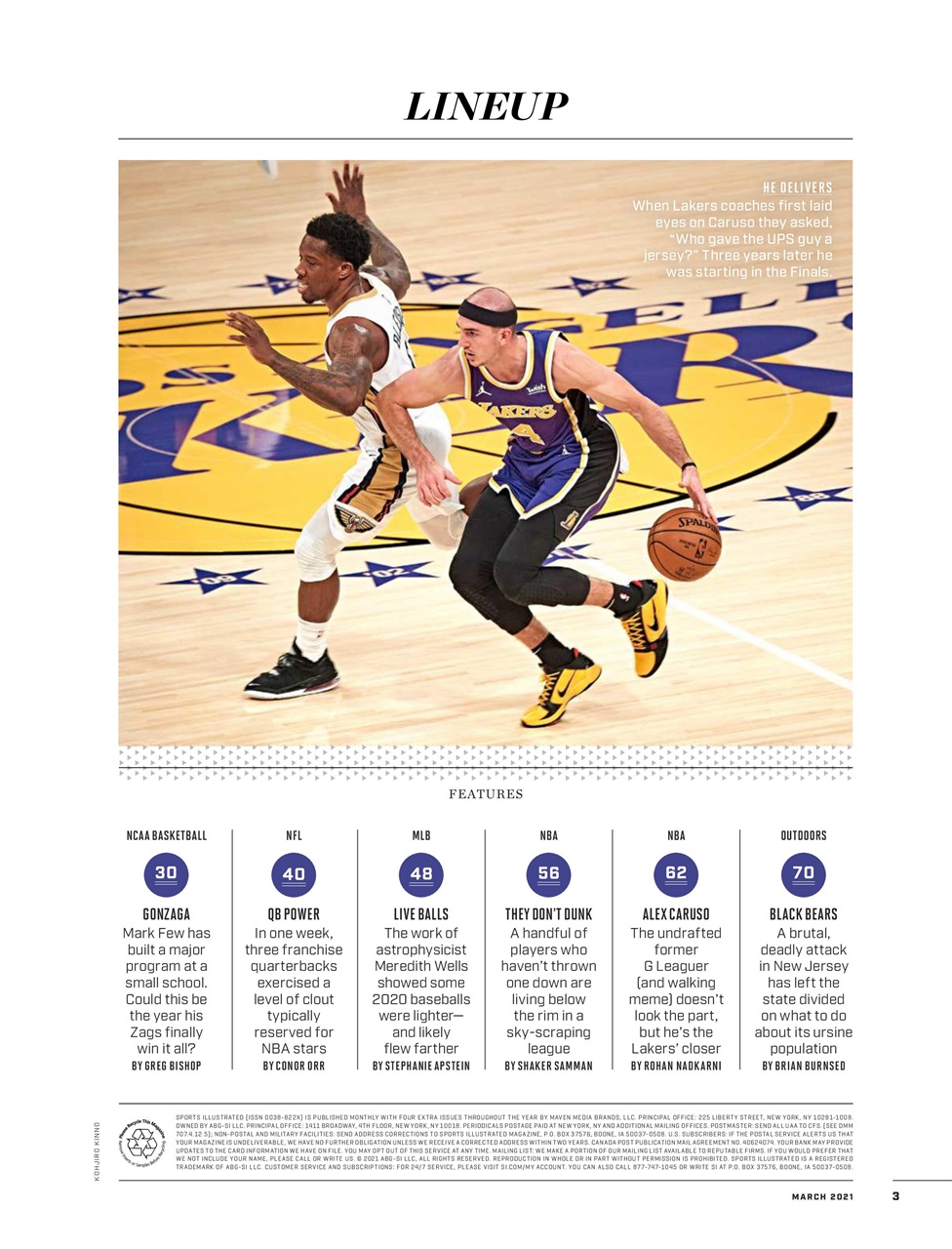 Sports Illustrated Preview Pages