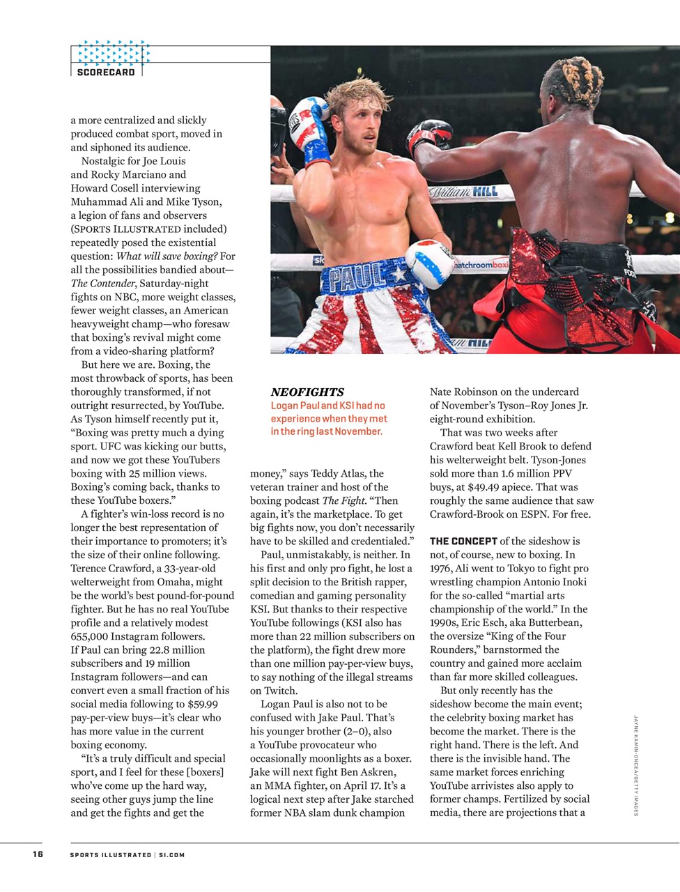 Sports Illustrated Preview Pages