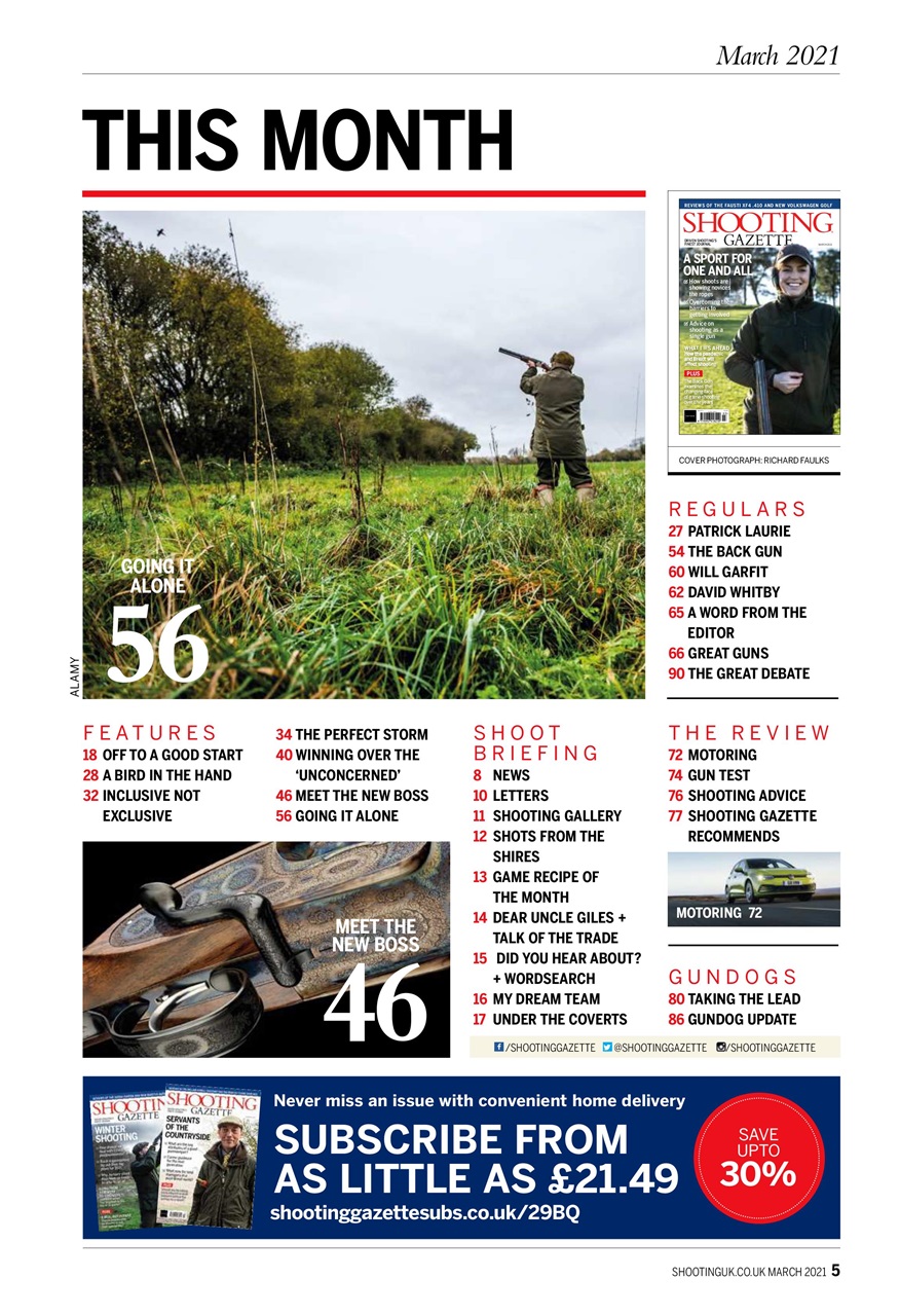 Shooting Gazette Preview Pages