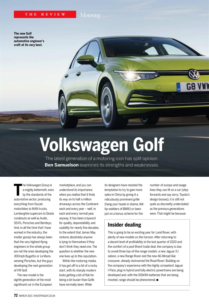 Shooting Gazette Preview Pages