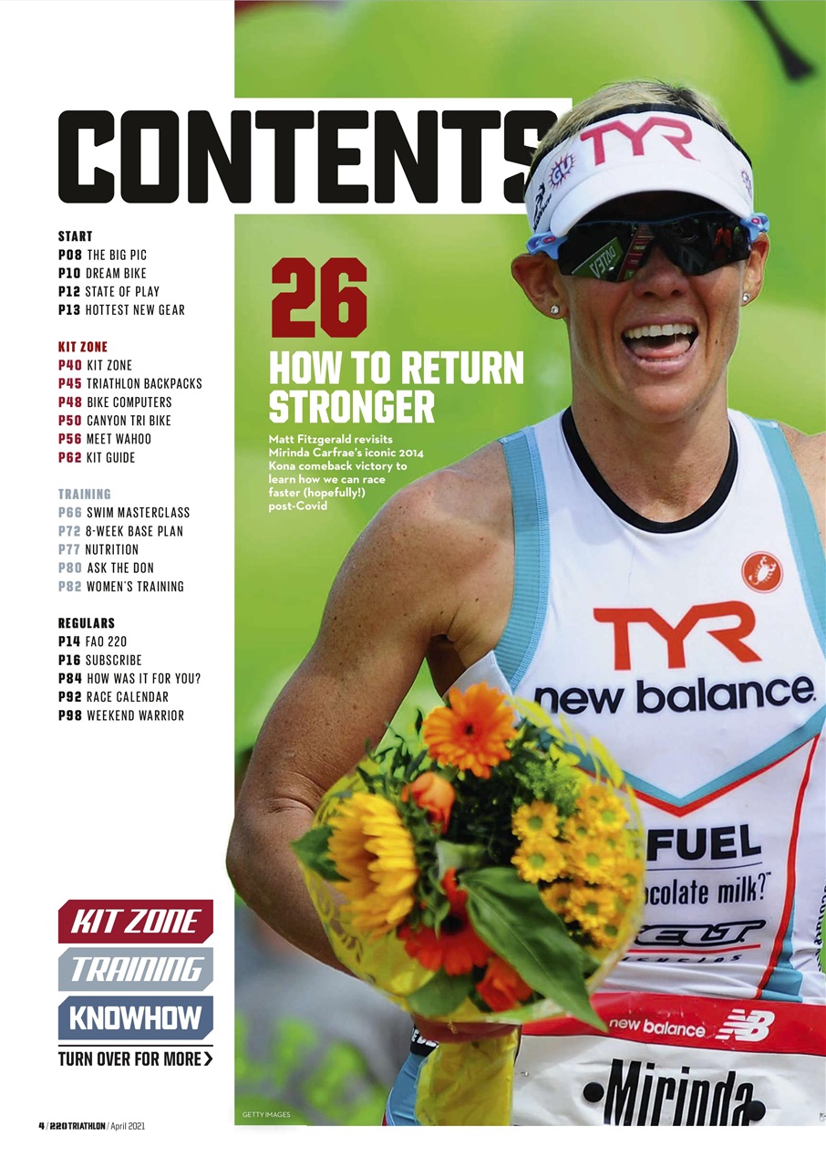 220 Triathlon Magazine Preview Pages