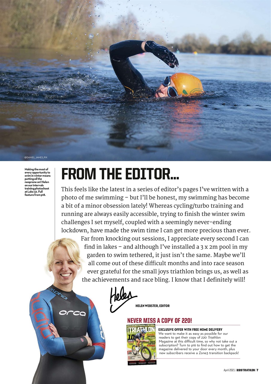 220 Triathlon Magazine Preview Pages