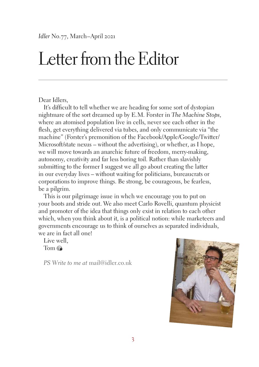 The Idler Magazine Preview Pages