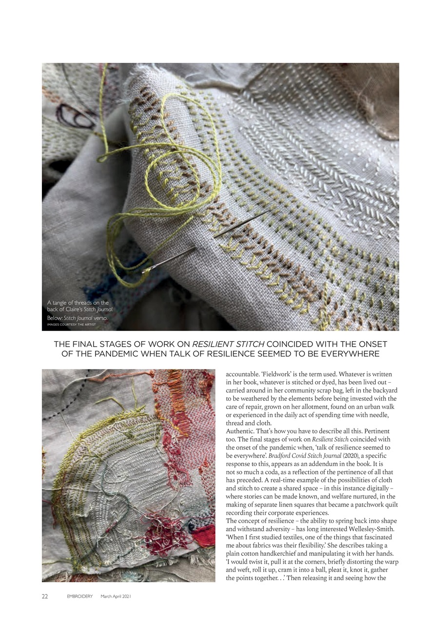 Embroidery Magazine Preview Pages