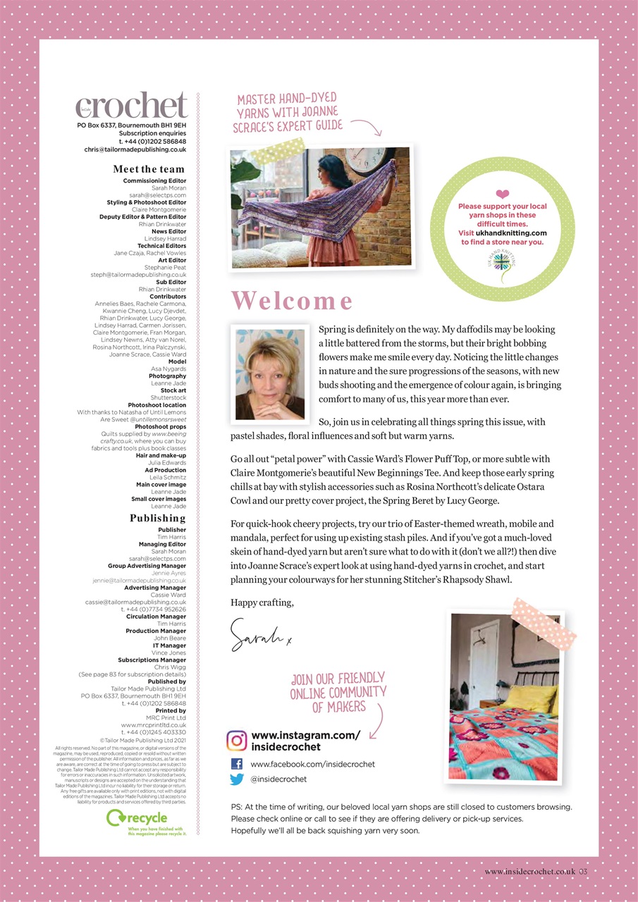 Inside Crochet Preview Pages