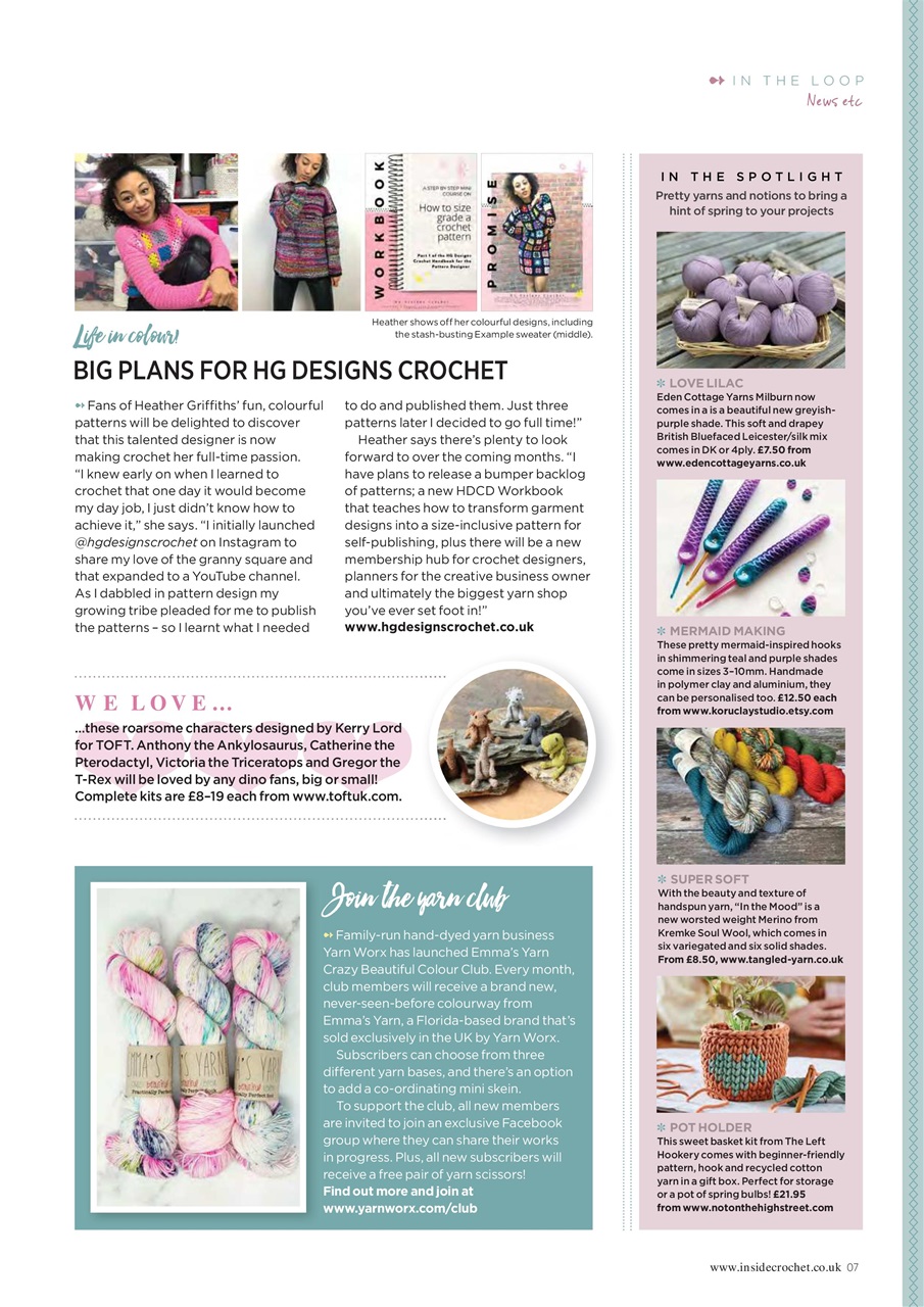 Inside Crochet Preview Pages