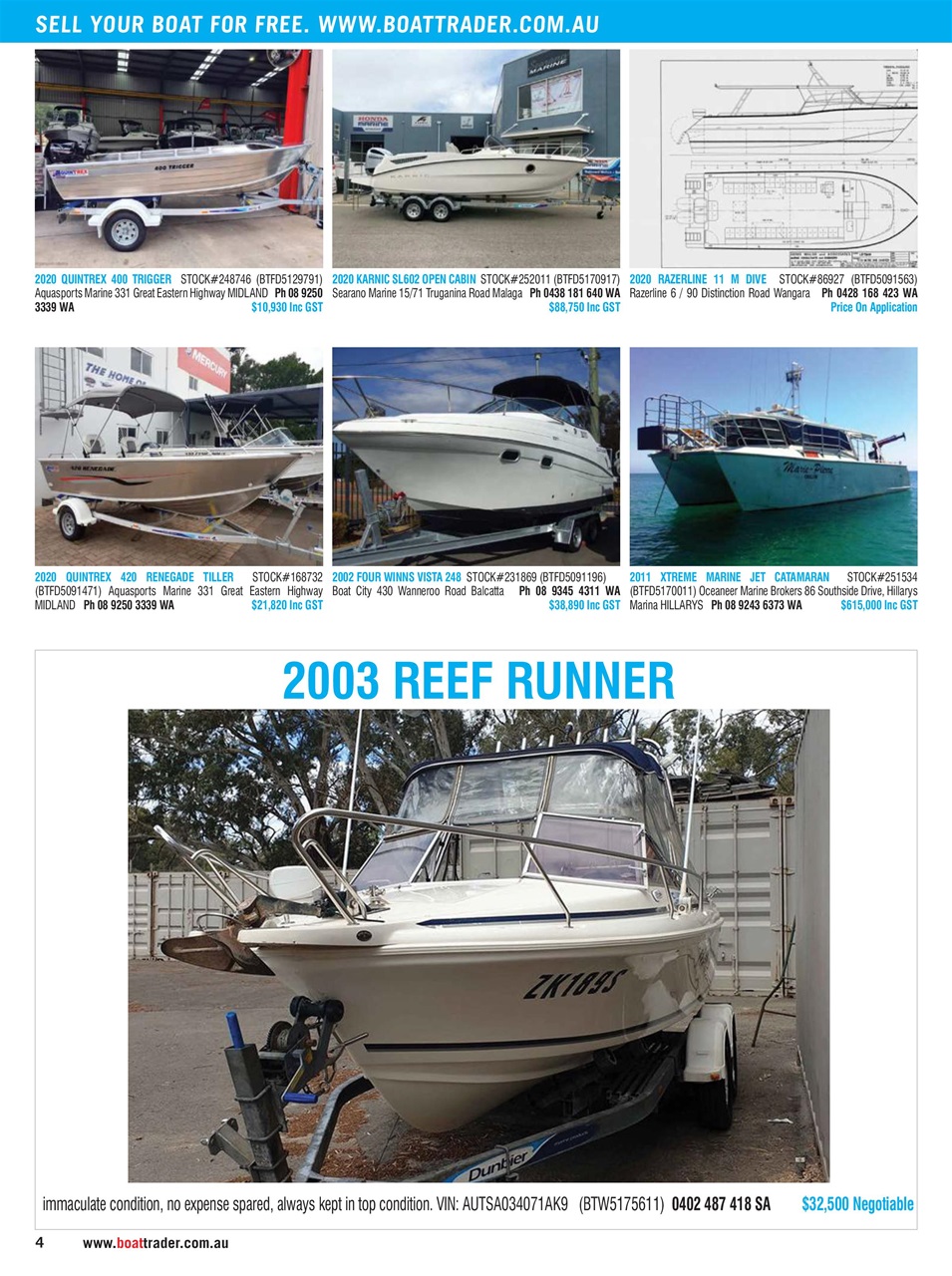 Boat Trader Australia Preview Pages