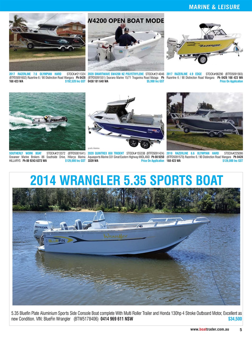 Boat Trader Australia Preview Pages