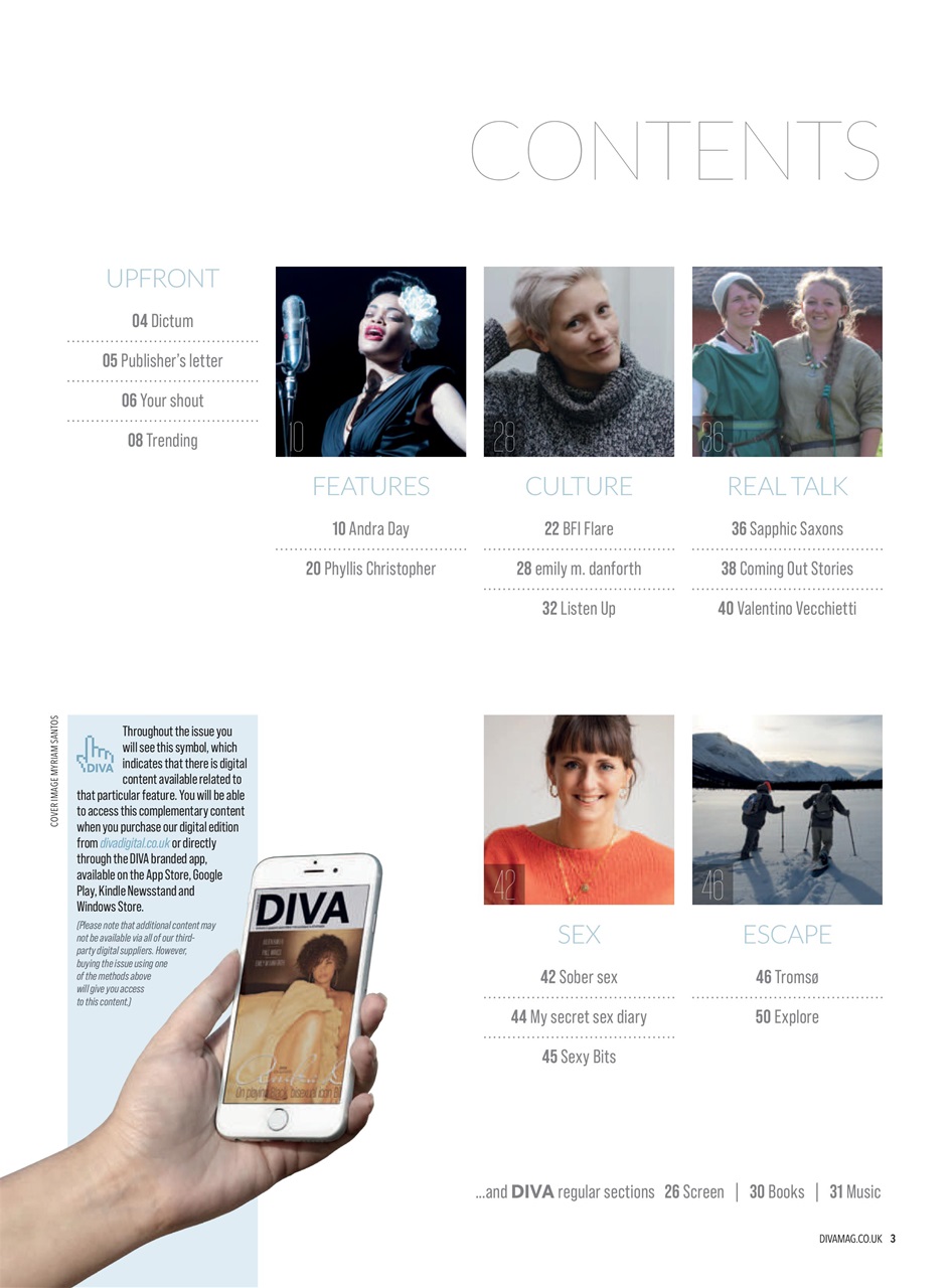 DIVA Magazine Preview Pages