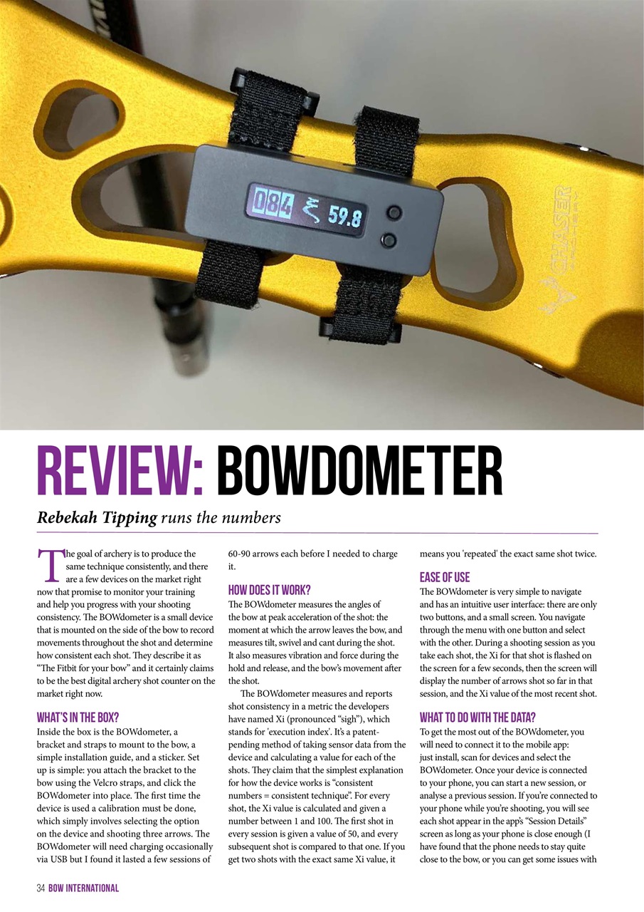 Bow International Preview Pages