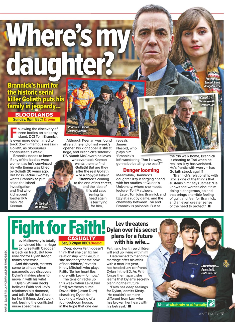 What's on TV Preview Pages