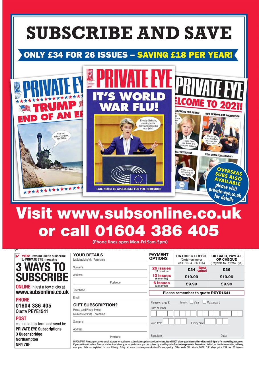 Private Eye Preview Pages