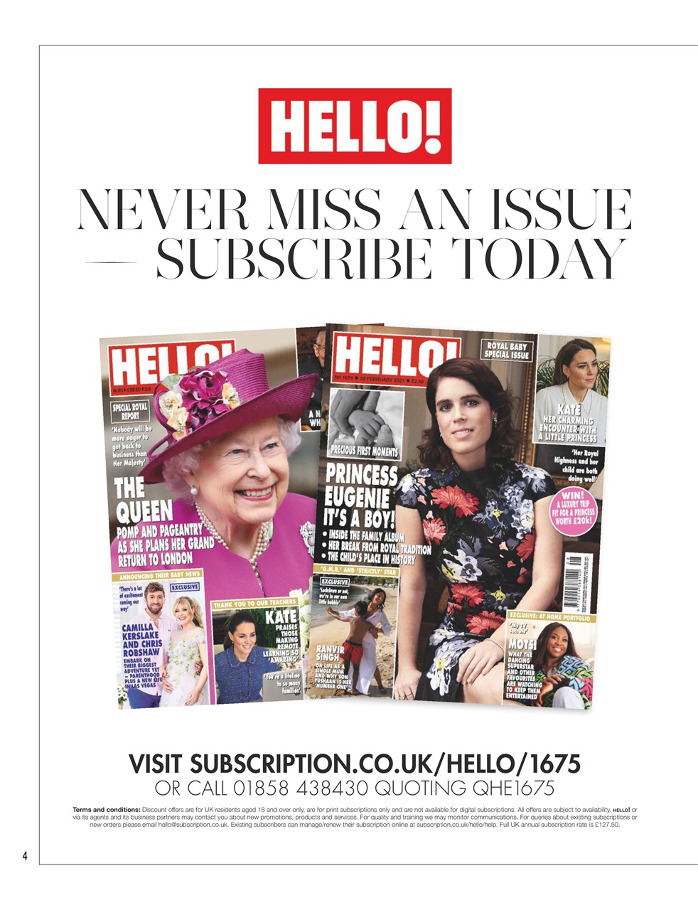 Hello! Magazine Preview Pages