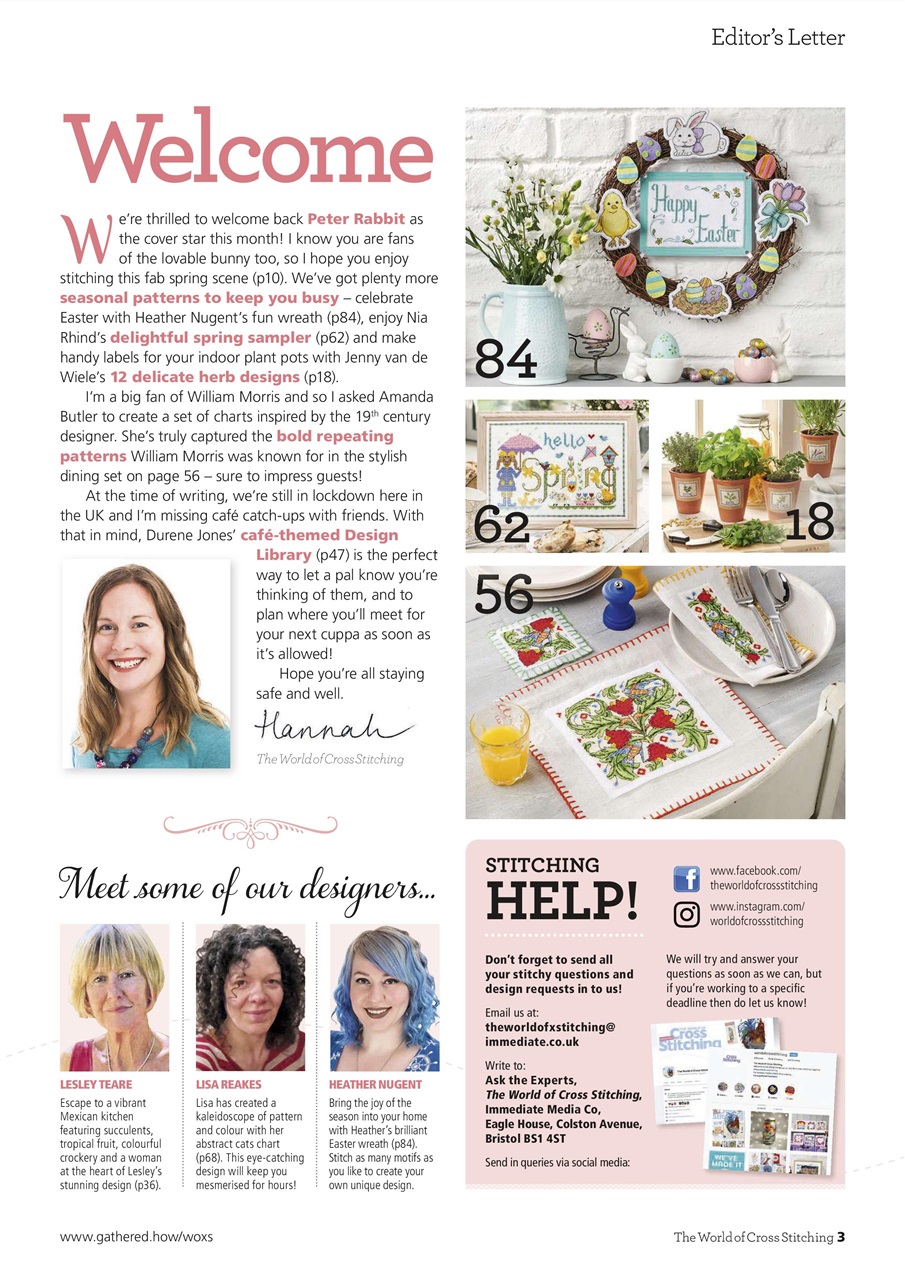 The World of Cross Stitching Preview Pages